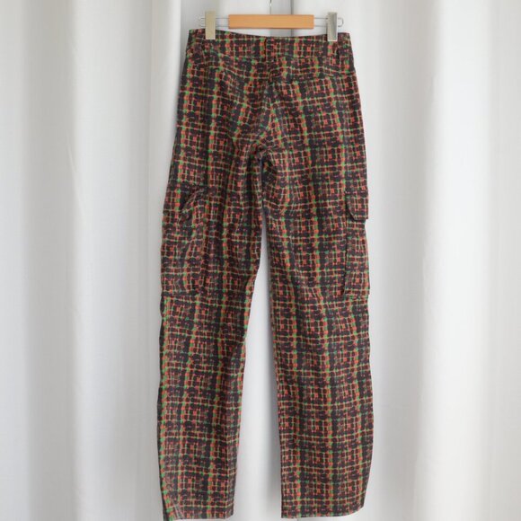 I.AM.GIA Dante Cargo Pants Plaid Straight Leg Sz XS - Picture 3 of 9